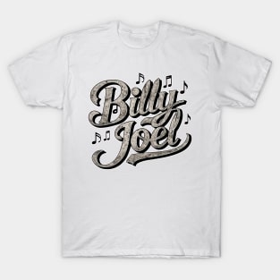 billy Joel Typography T-Shirt